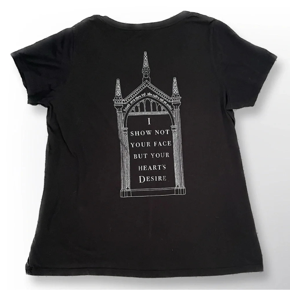 Harry Potter Black & Silver ‘Mirror of Erised” Shirt - Picture 2 of 7